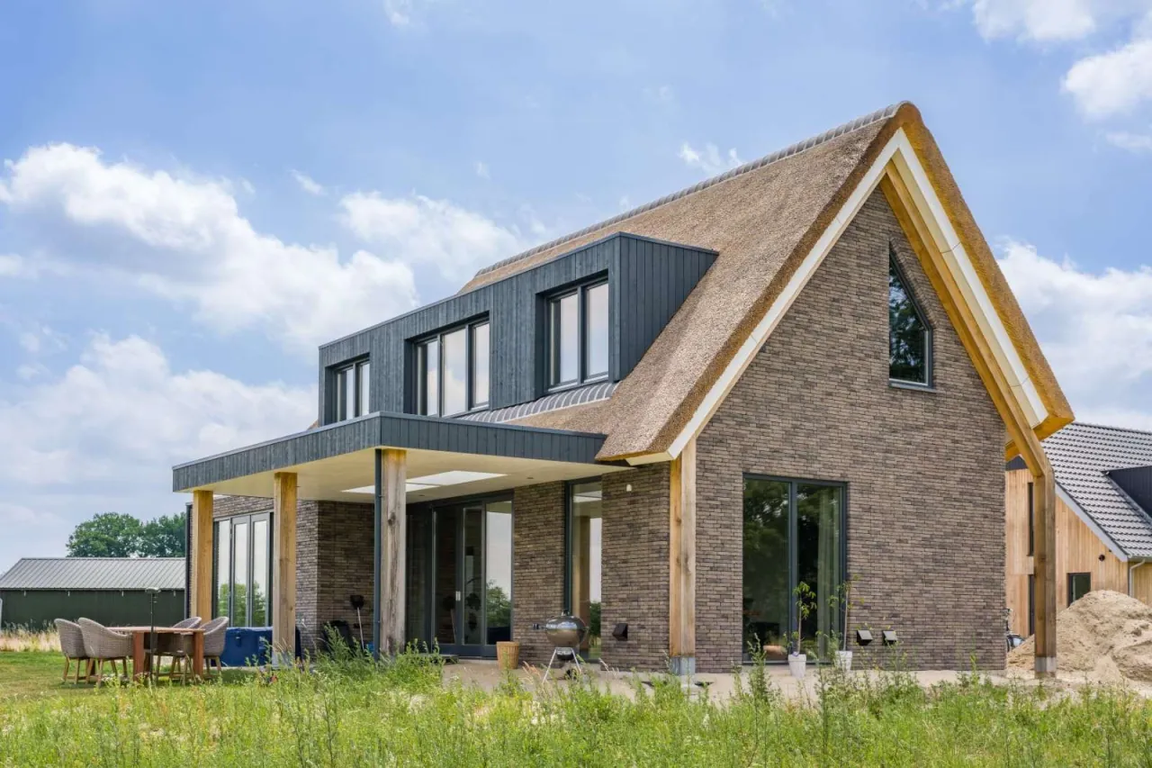Groot nieuwbouw huis